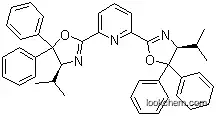 Molecular Structure of 162213-03-8 (2,6-Bis[(4S)-4,5-dihydro-4-(1-methylethyl)-5,5-diphenyl-2-oxazolyl]pyridine)